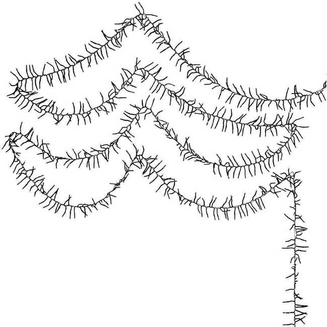 3000-Light 98-Foot Cluster Garland with Cool White LED Lights - Other Accents - 3