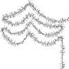 3000-Light 98-Foot Cluster Garland with Cool White LED Lights - Other Accents - 3