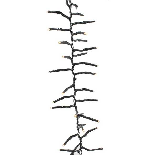 3000-Light 98-Foot Cluster Garland with Warm White LED Lights - Other Accents - 4