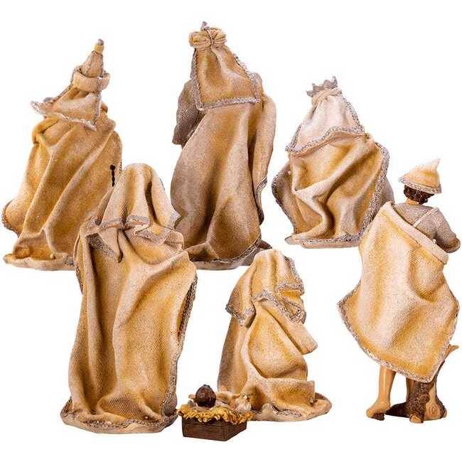 3-11.25-Inch Resin Nativity Table Piece Set, 7 Pieces - Other Accents - 3