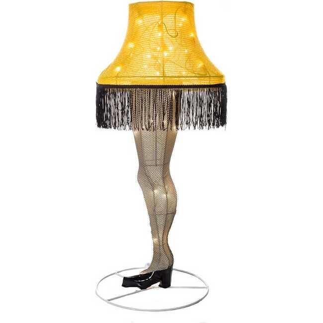 28-Inch Leg Lamp 3D Tinsel Lighted Lawn Décor - Other Accents - 2