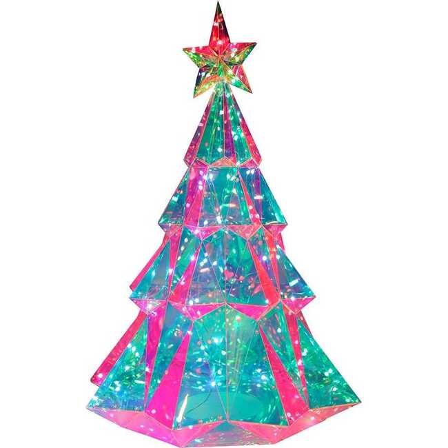 25.5-Inch Pre-Lit Multifunction RGB Smart Holographic Christmas Tree