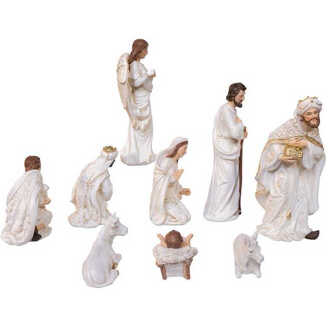2-8.25-Inch Nativity Table Piece, 10-Piece Set - Other Accents - 2