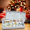 3-4.375-Inch Noble Gems Newlywed's Glass Tree Box, Set of 12 - Ornaments - 7