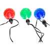 27.2-Inch Multi-Color LED Faceted C9 Yard Stakes, 3 Piece Set - Other Accents - 3