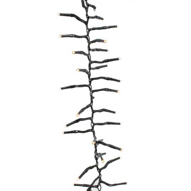 3000-Light 98-Foot Cluster Garland with Classic White LED Lights - Other Accents - 4