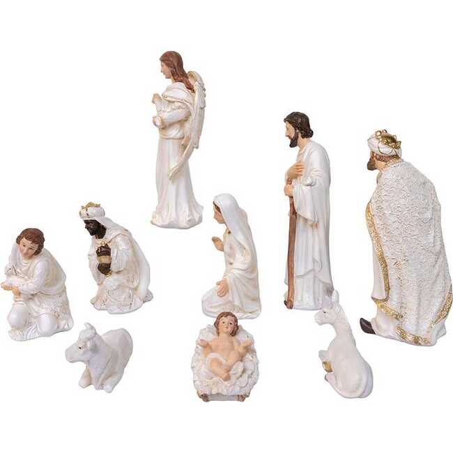 2-8.25-Inch Nativity Table Piece, 10-Piece Set - Other Accents - 4