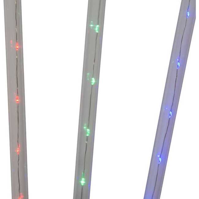 27.2-Inch Multi-Color LED Faceted C9 Yard Stakes, 3 Piece Set - Other Accents - 5