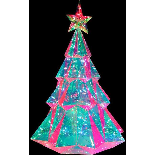 25.5-Inch Pre-Lit Multifunction RGB Smart Holographic Christmas Tree - Other Accents - 4