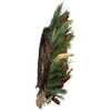 24-Inch Unlit Gold and Red Poinsettia Wreath - Wreaths - 3
