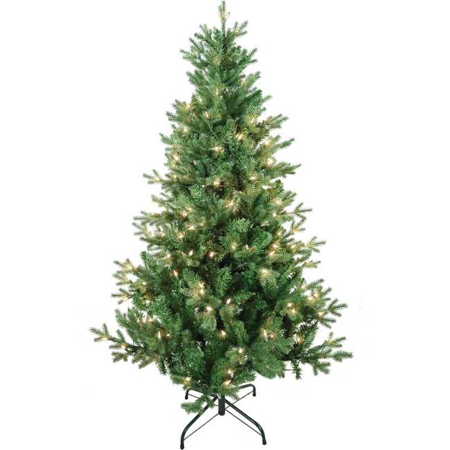 5-Foot Pre-Lit Clear Incandescent Jackson Pine Tree - Other Accents - 3
