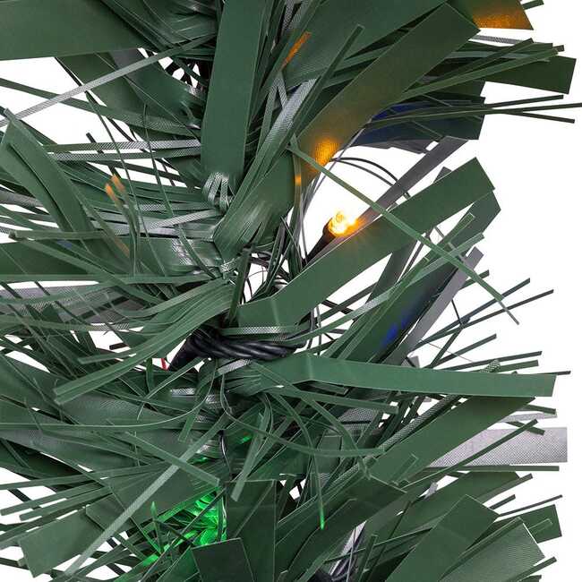 24-Foot Pre-lit Green Pathway Garland with Stakes - Garlands - 3