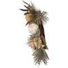 24-Inch Silver and Gold Champagne Rattan Wreath - Wreaths - 4