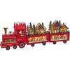 22.24-Inch Battery Operated LED Lighted Truck With Santa and Home Scene Table Piece - Other Accents - 1 - thumbnail