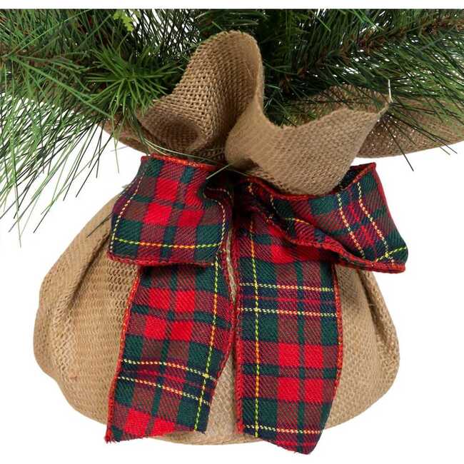 24-Inch Berries and Plaid Ribbon Green Tree - Other Accents - 5