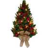 22-Inch Battery-Operated Prelit Decorated Wall Tree with Berries and Pomegranate - Other Accents - 1 - thumbnail
