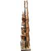 23.6-Inch Battery-Operated Light Up Wooden Christmas Tree with Village Scene - Other Accents - 5