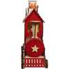 22.24-Inch Battery Operated LED Lighted Truck With Santa and Home Scene Table Piece - Other Accents - 2