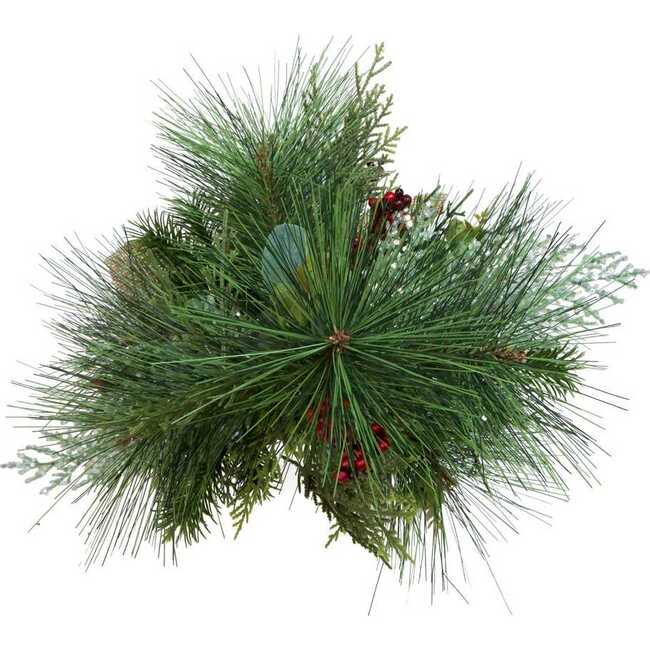 24-Inch Berries and Plaid Ribbon Green Tree - Other Accents - 6