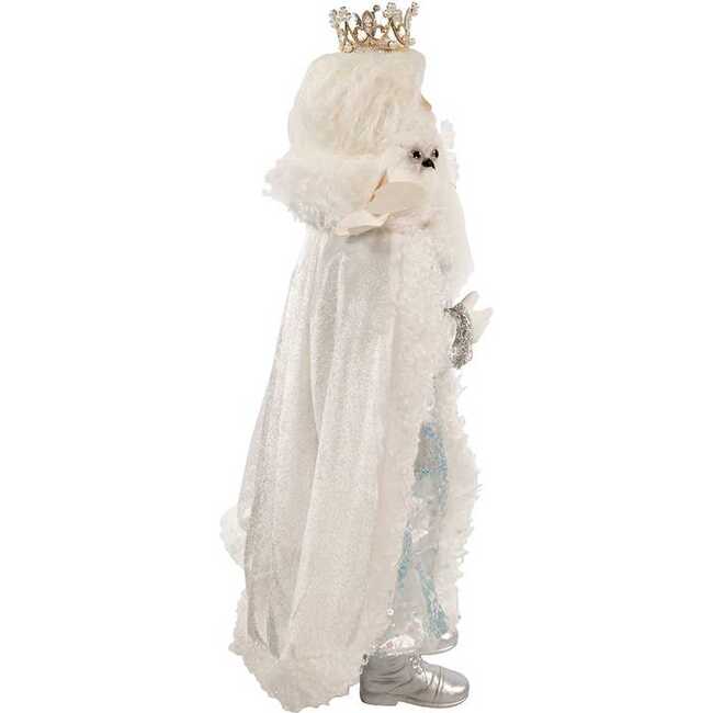 21-Inch Silver, White and Lavender Blue Standing Santa - Other Accents - 2