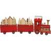 22.24-Inch Battery Operated LED Lighted Truck With Santa and Home Scene Table Piece - Other Accents - 3