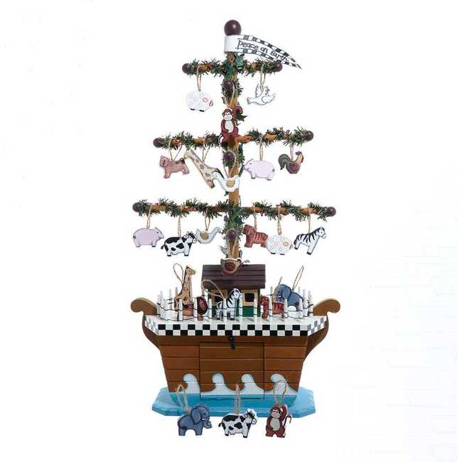 21-Inch Noah's Ark Table Piece