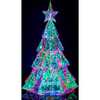 20-Inch Pre-Lit Multifunction 200 Cool White Fairy LED Holographic Christmas Tree - Other Accents - 2