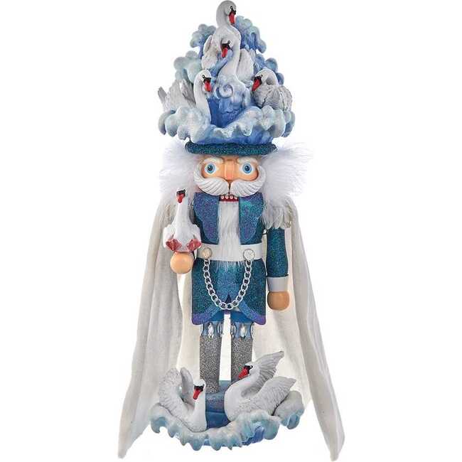 18-Inch Hollywood 7 Swans Swimming Nutcracker