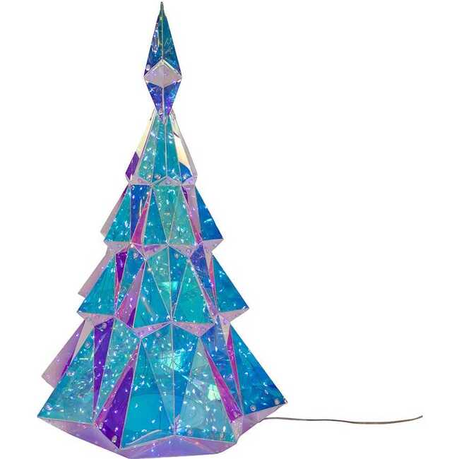 20-Inch Pre-Lit Multifunction 200 Cool White Fairy LED Holographic Christmas Tree - Other Accents - 3