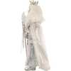 21-Inch Silver, White and Lavender Blue Standing Santa - Other Accents - 4
