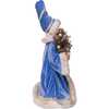18-Inch  Kringles Blue and Platinum Santa - Other Accents - 2