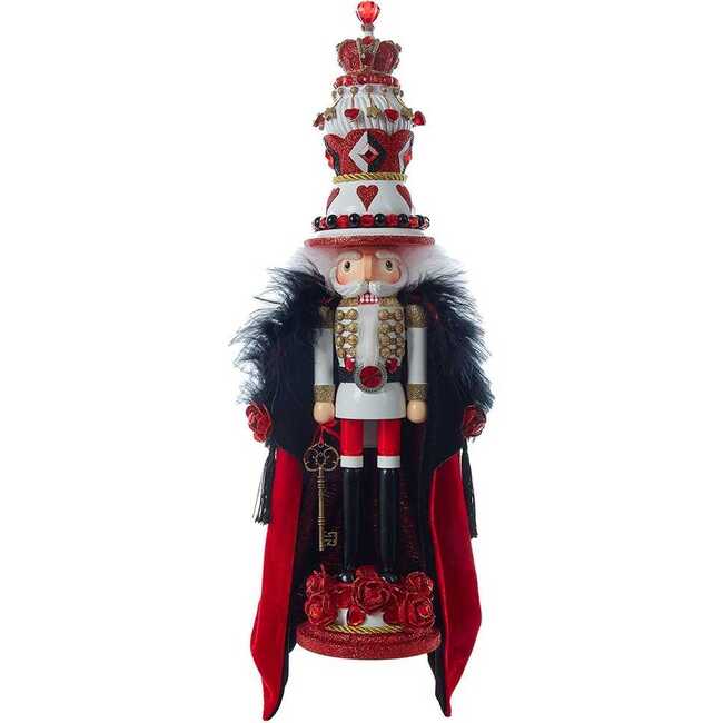 18.8-Inch Hollywood Nutcrackers King of Hearts with Cape Nutcracker