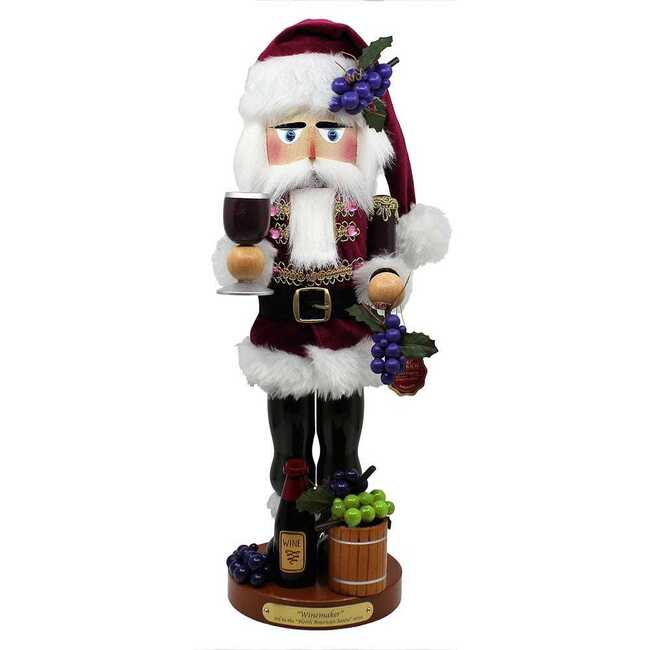 18.25-Inch Steinbach Winemaker Santa Nutcracker