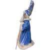 18-Inch  Kringles Blue and Platinum Santa - Other Accents - 4