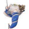 18-Inch  Kringles Blue and Platinum Santa - Other Accents - 5