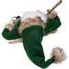 18.5-Inch Kringles Winter Green Santa with cane and lamp decoration - Other Accents - 5