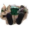 18.5-Inch Kringles Winter Green Santa with cane and lamp decoration - Other Accents - 6