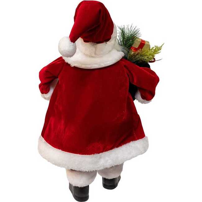 18" Kringles Red Velvet Santa with Bag - Other Accents - 3