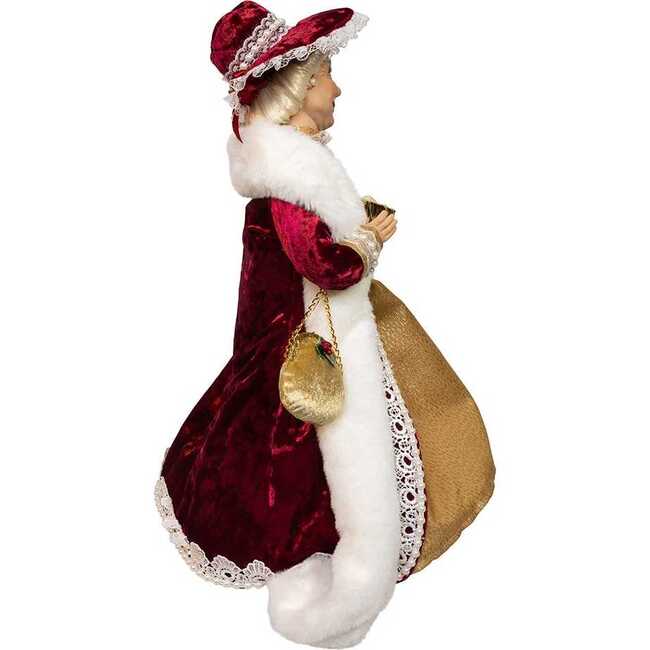 17-Inch Jacqueline Kent Red and Gold Mrs. Claus Figurine - Other Accents - 2