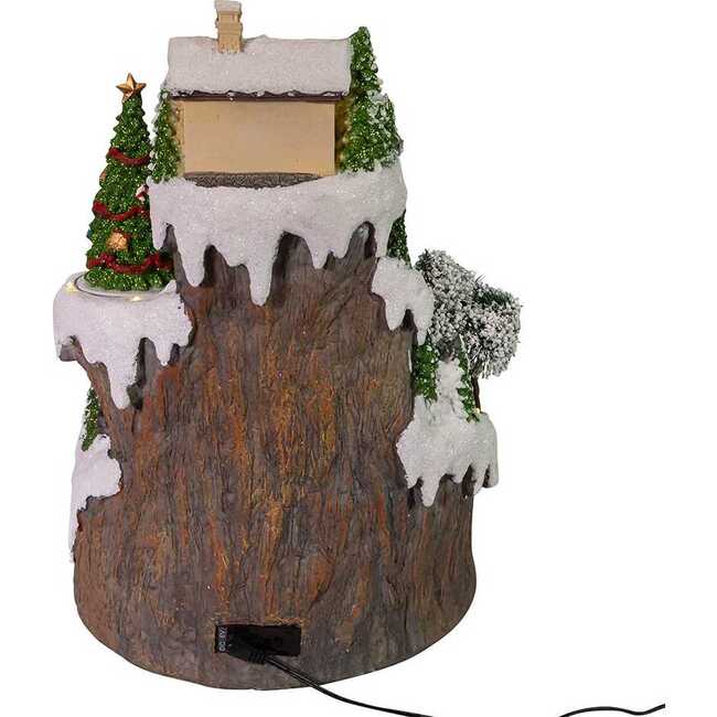 17-Inch Musical LED Village on Mountain Table Piece - Other Accents - 3