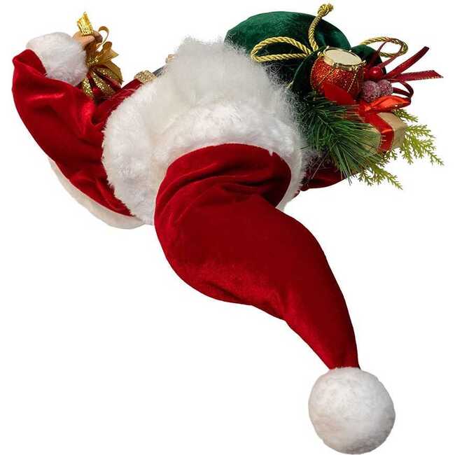 18" Kringles Red Velvet Santa with Bag - Other Accents - 5