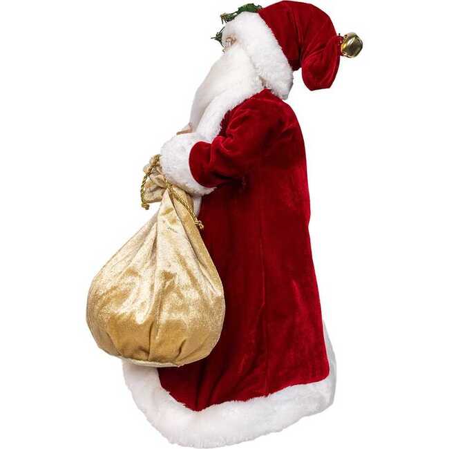 17-Inch Jacqueline Kent Traditional Red Santa with Bag - Other Accents - 4