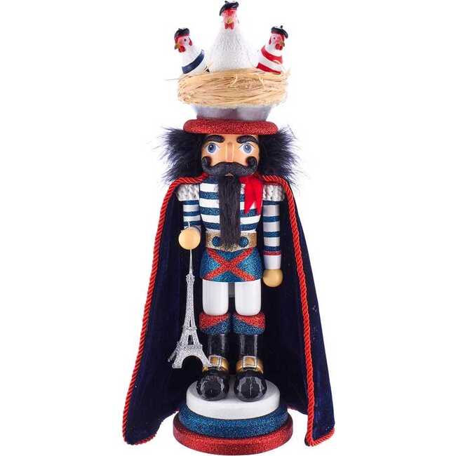 17.5-Inch Hollywood Three French Hens Nutcracker