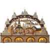 17.72-Inch Wooden LED Light-Up Christmas Village With Candle - Other Accents - 1 - thumbnail
