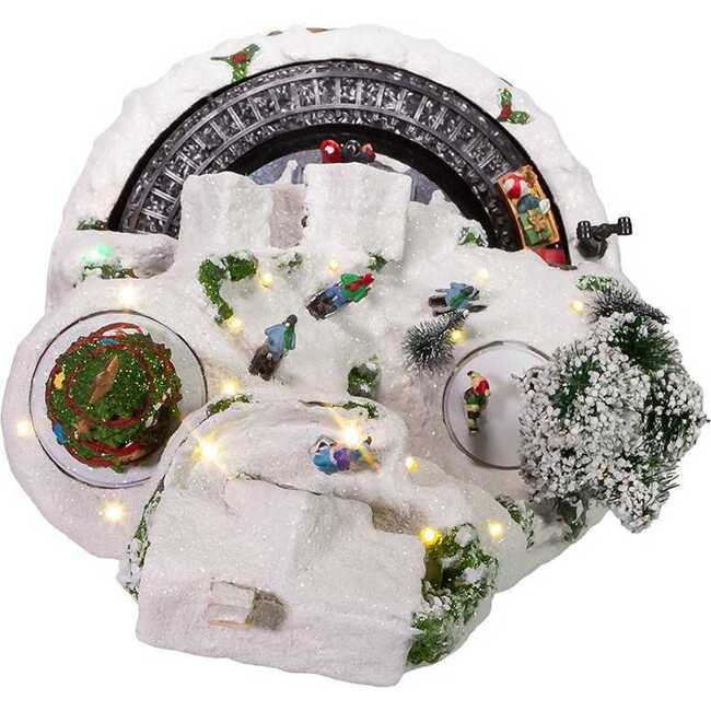 17-Inch Musical LED Village on Mountain Table Piece - Other Accents - 6