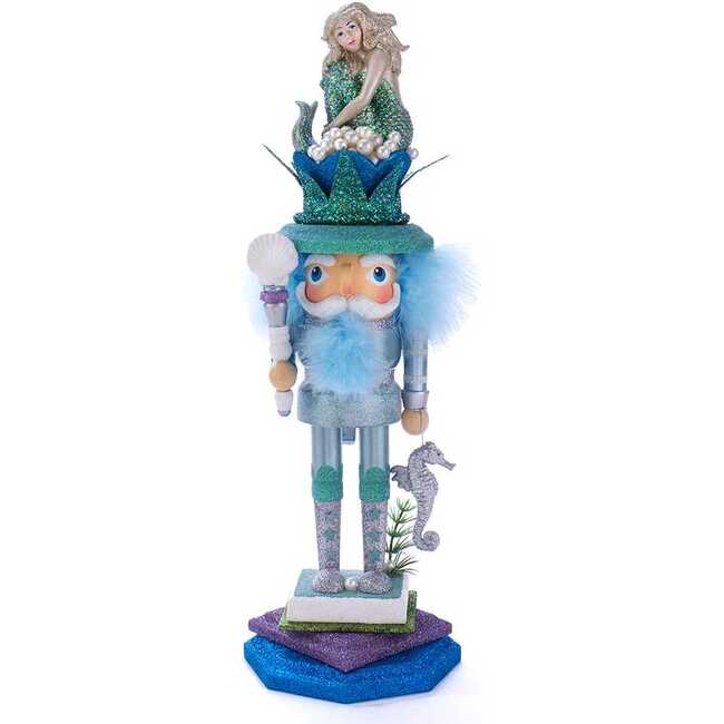 17.5-Inch Hollywood Mermaid King Nutcracker