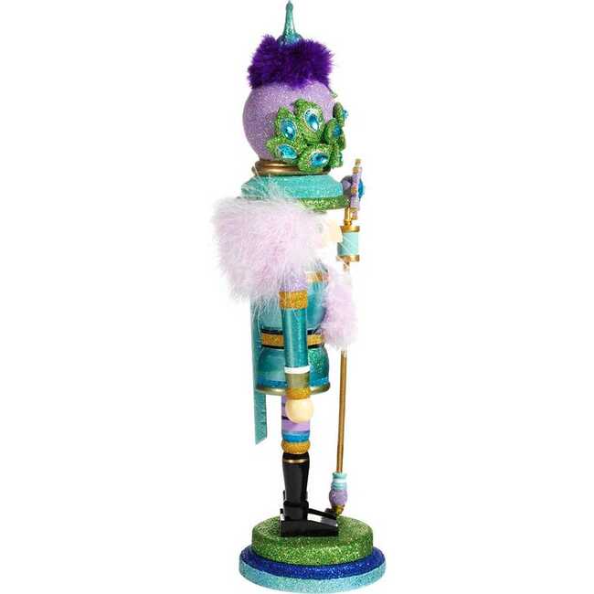 17.5-Inch Hollywood Peacock Hat Nutcracker - Nutcrackers - 3