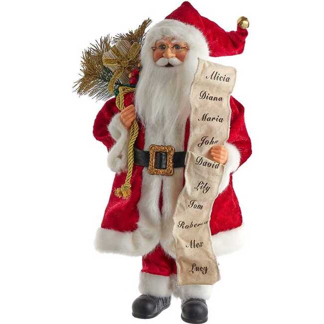 17.25-Inch Kringle Klaus Tradition Santa with List