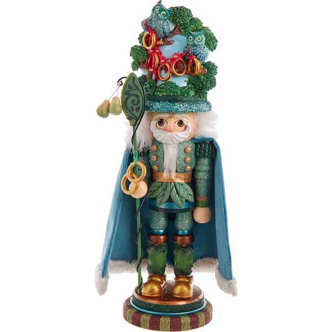 17.5-Inch Hollywood Five Golden Rings Nutcracker