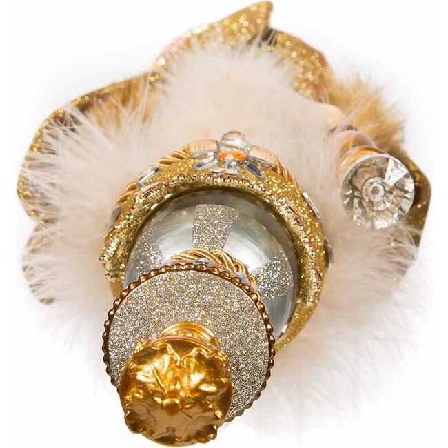 17.5-Inch Hollywood Gold with Fuzzy Cape King Nutcracker - Nutcrackers - 5